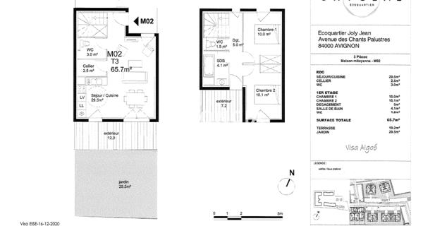 Location Maison 3 pièces 65.7 m² - Avignon 84000