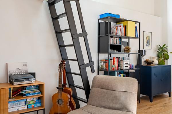 Duplex esprit loft avec terrasse et garage au dernier étage