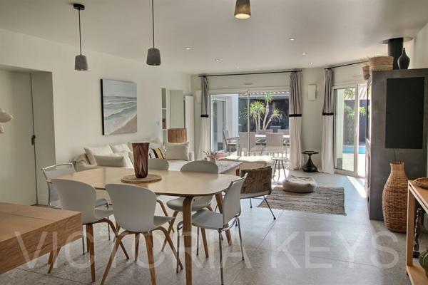 Immobilier île de Ré, Maison de plain-pied à vendre, La Flotte en Ré.