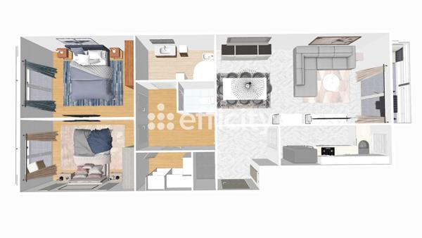 Appartement
         3 pièces
        - 78 m² Exclusivité 760 000 € *