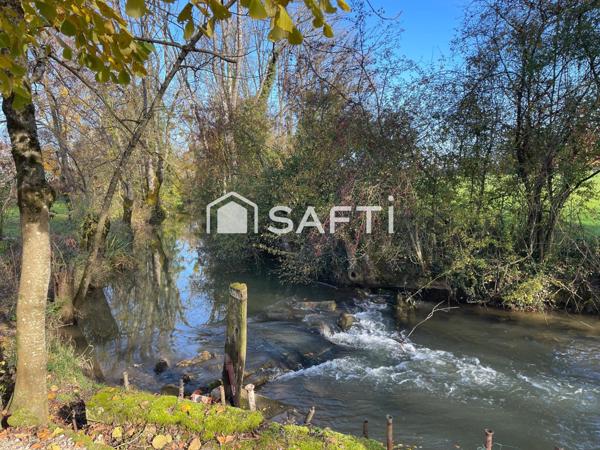 Jardin en bordure de rivière !