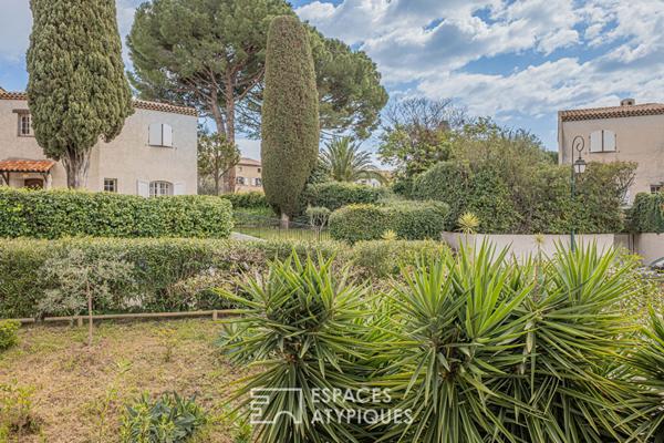 Maison dans résidence avec piscines sur les hauteurs d’Antibes