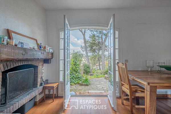 Maison dans résidence avec piscines sur les hauteurs d’Antibes