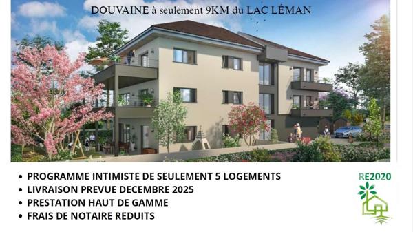 Appartement F4 à vendre  4 pièces - 94 m2 DOUVAINE - 74