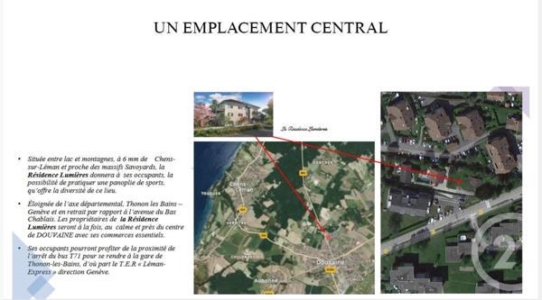 Appartement F4 à vendre  4 pièces - 94 m2 DOUVAINE - 74