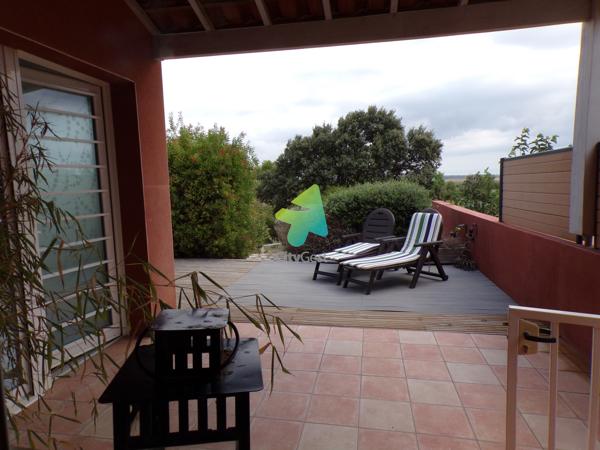 Superbe Appartement T3 Terrasse et jardin Avec Vue Mer et Clape