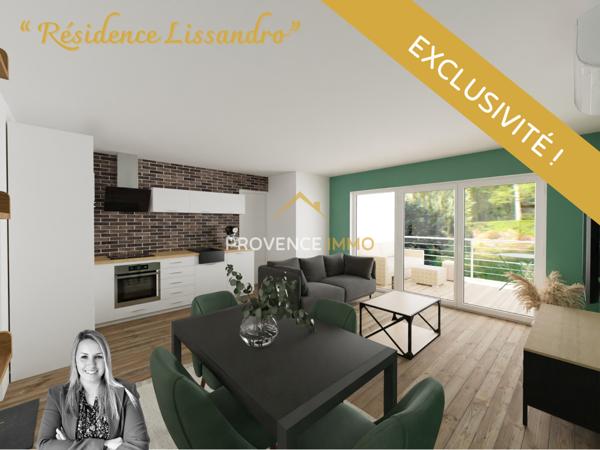 Miramas (13140) Bienvenue à la Résidence neuve Lissandro - 14 appartements - du 2 au 4 pièces - Eligible PTZ