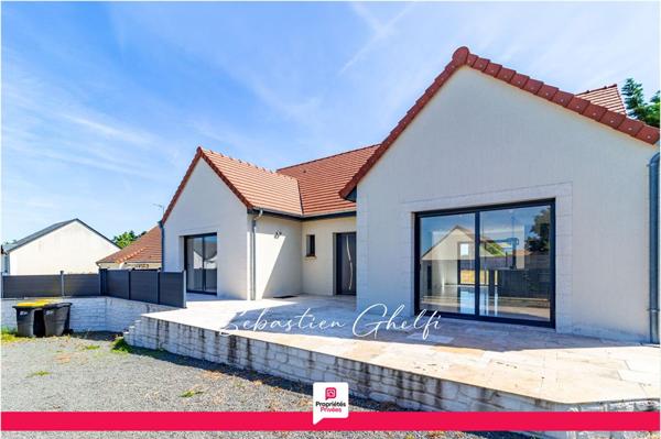 proche de BLOIS maison de plain-pied avec 2 chambres-2 terrasses-jardin