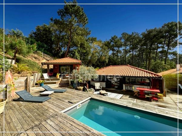 SOORTS-HOSSEGOR – PROPRIÉTÉ CONFIDENTIELLE ENTRE PINS, DUNES ET OCÉAN.