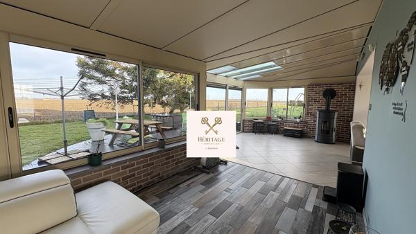 Carvin (62220) Maison individuelle 167 m² – Vue champs & calme absolu – Carvin