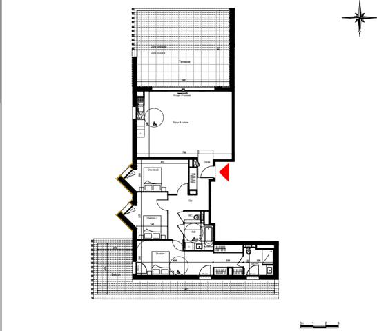 Appartement Evian Les Bains 4 pièces 105 m2