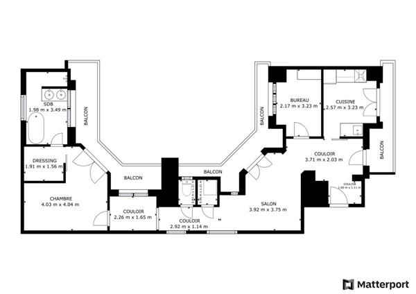 Appartement Paris 3 pièces 69 m2