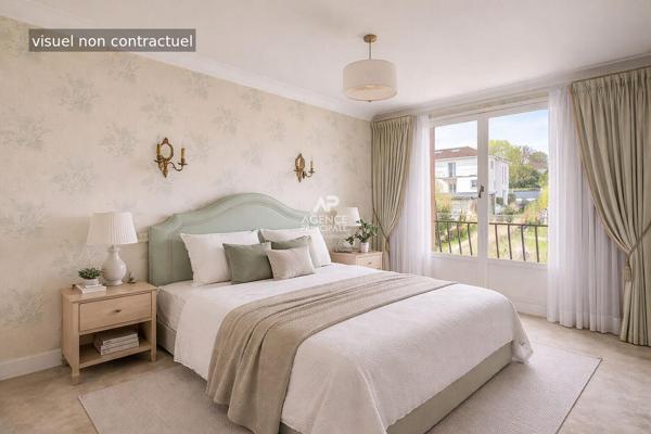 Chaville - Beau Duplex traversant avec balcon en dernier étage et vue sur jardin 550 000 € **  - Référence  693-C