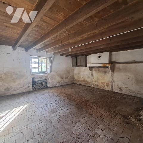 corp de ferme à restaurer avec terrain en partie constructible à Mogneneins