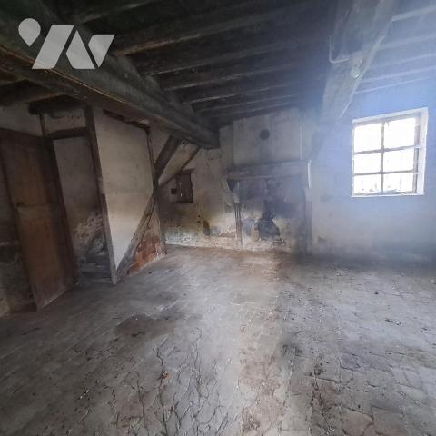 corp de ferme à restaurer avec terrain en partie constructible à Mogneneins