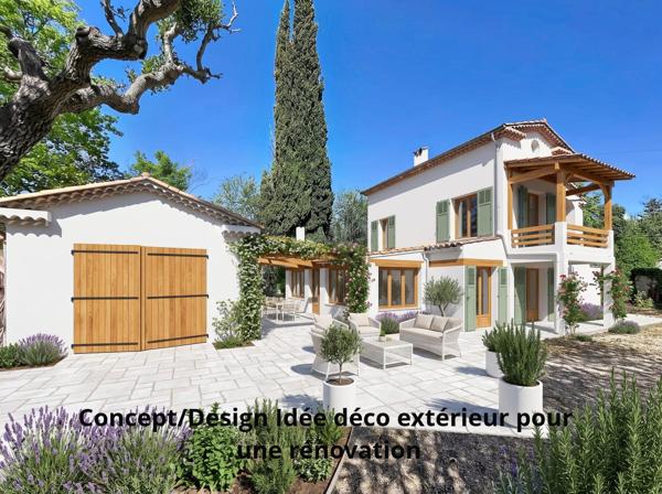 Maison avec deux logements indépendants sur 1 200 m² de terrain, fort potentiel à Fayence (83440)