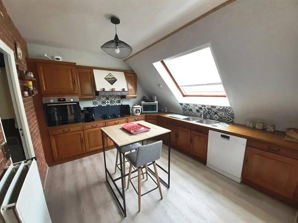 Vente immobilière : Maison à Halluin  4 pièces 95 m² 260 000 €- Deleu Immobilier Roncq.