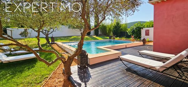 Anduze (30140) Maison de plain pied contemporaine - 144 m² habitable avec piscine