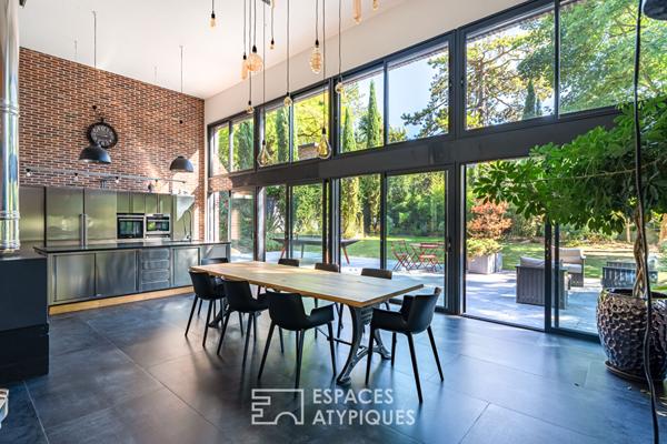 Propriété ossature bois au style industriel à Saint Cucufa Rueil-Malmaison