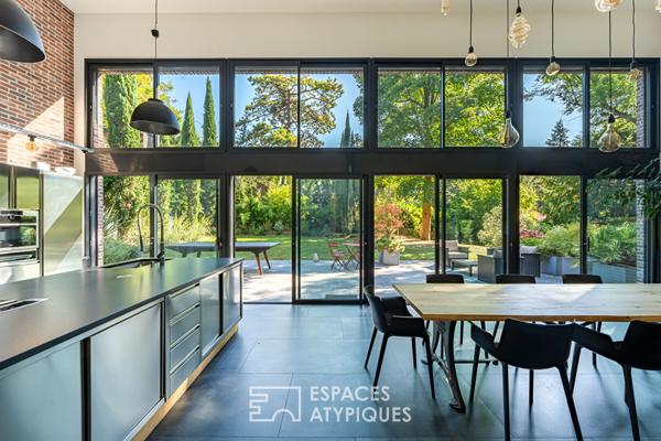 Propriété ossature bois au style industriel à Saint Cucufa Rueil-Malmaison