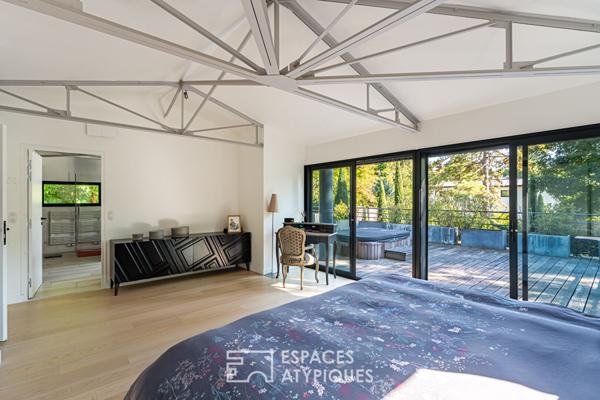 Propriété ossature bois au style industriel à Saint Cucufa Rueil-Malmaison