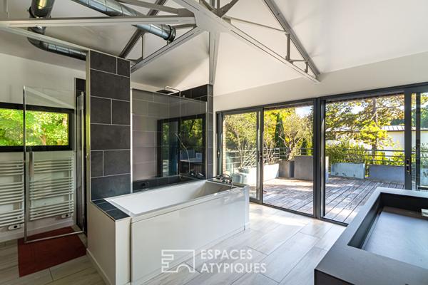 Propriété ossature bois au style industriel à Saint Cucufa Rueil-Malmaison