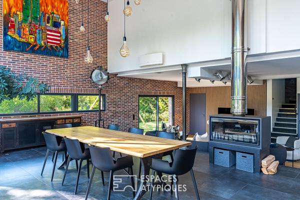 Propriété ossature bois au style industriel à Saint Cucufa Rueil-Malmaison