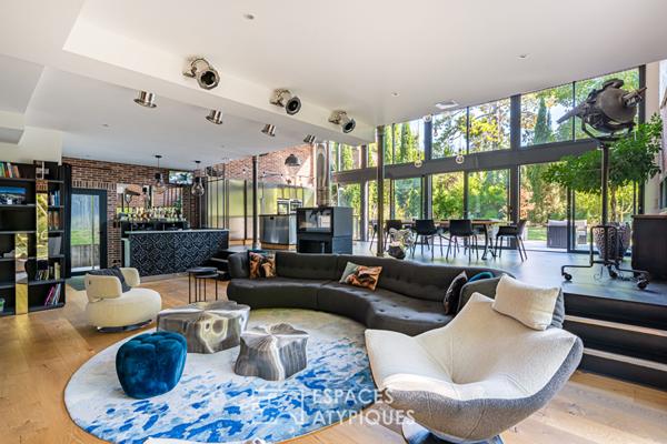 Propriété ossature bois au style industriel à Saint Cucufa Rueil-Malmaison