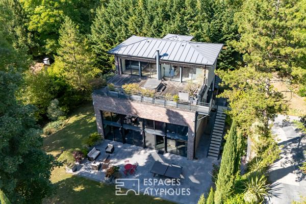 Propriété ossature bois au style industriel à Saint Cucufa Rueil-Malmaison