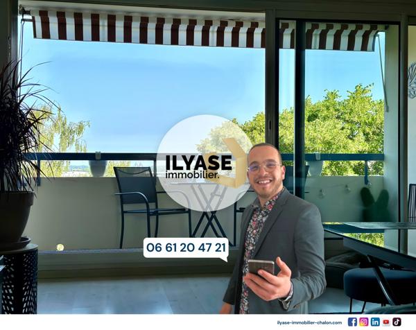 Chalon-sur-Saône (71100) Appartement T4 | 93 m² | 2 balcons | 1 garage | 1 cave