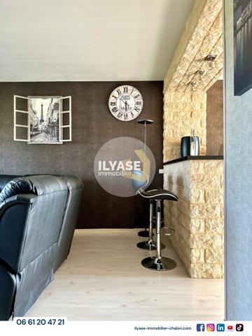 Chalon-sur-Saône (71100) Appartement T4 | 93 m² | 2 balcons | 1 garage | 1 cave