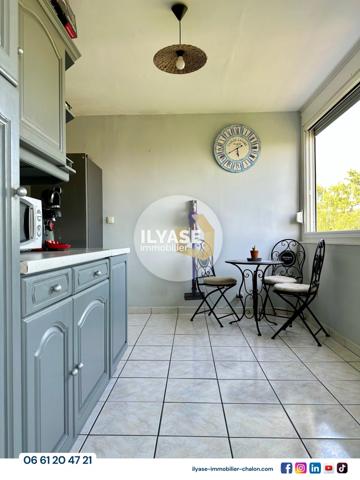 Chalon-sur-Saône (71100) Appartement T4 | 93 m² | 2 balcons | 1 garage | 1 cave