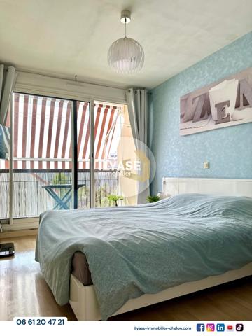 Chalon-sur-Saône (71100) Appartement T4 | 93 m² | 2 balcons | 1 garage | 1 cave