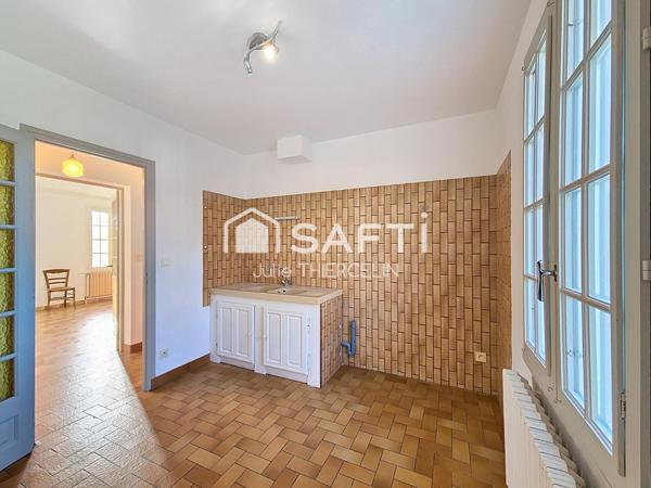 Maison de plain-pied sur sous-sol total avec 2 chambres