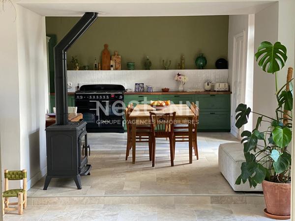 Maison de Maître 190m² - Jardin - 5 chambres parentales à DISSAY-SOUS-COURCILLON (72500)