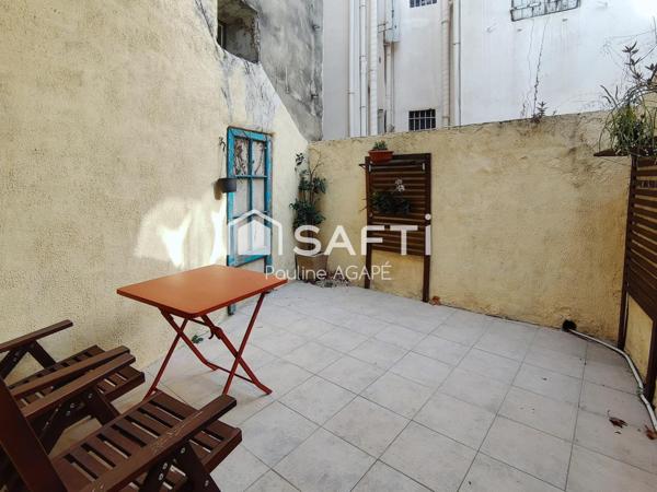 GRAND T2, CLIMATISÉ, GRANDE TERRASSE, SANS VIS-À-VIS