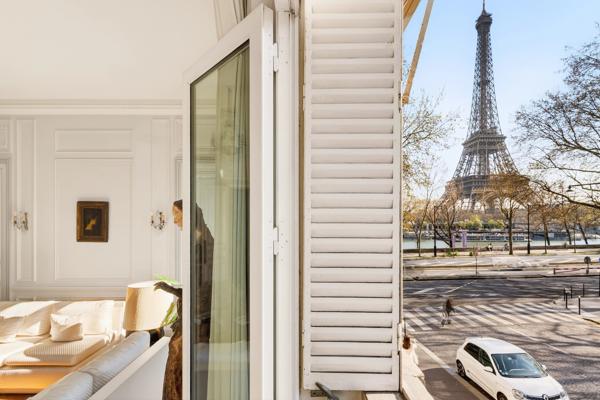 Superbe appartement face à la Seine et à la Tour Eiffel - Trocadéro