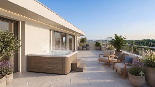 Entre Ciel et Verdure, l'Envolée d'un Duplex Suspendu