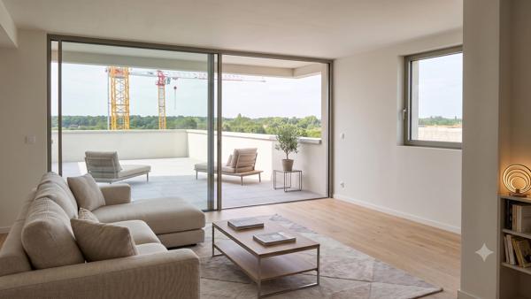 Entre Ciel et Verdure, l'Envolée d'un Duplex Suspendu