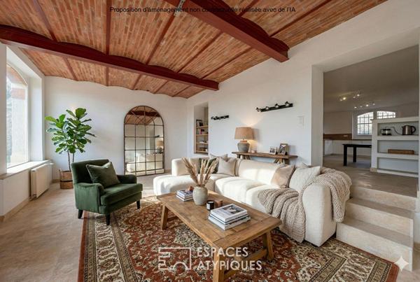 La maison à colombages avec dépendance