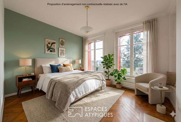 La maison à colombages avec dépendance