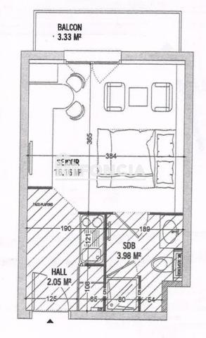 À vendre Studio 21.7 m² - Thoiry 01710
