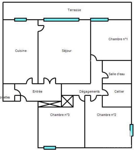 Appartement à vendre 4 pièces 89 m² Narbonne