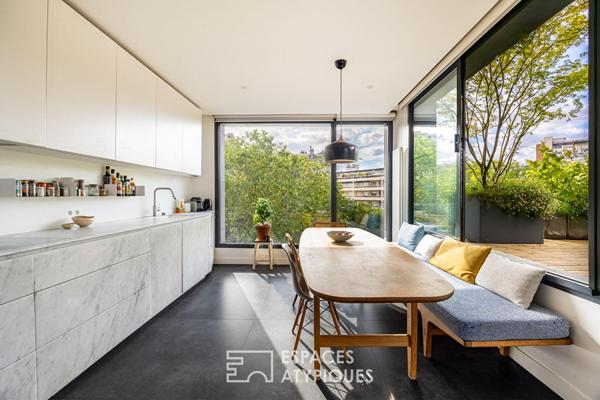 Villa d’architecte avec extérieurs à Bastille