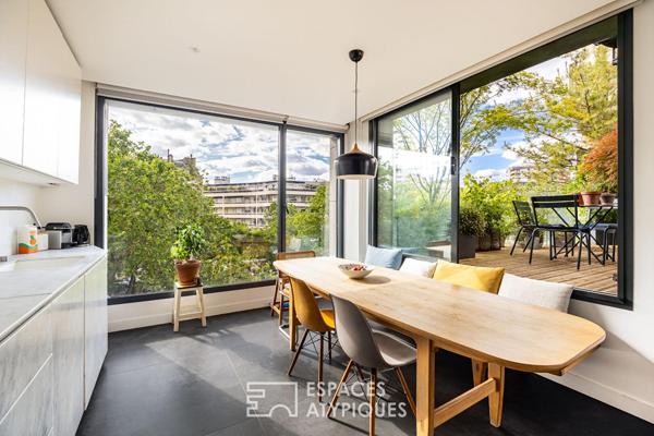Villa d’architecte avec extérieurs à Bastille