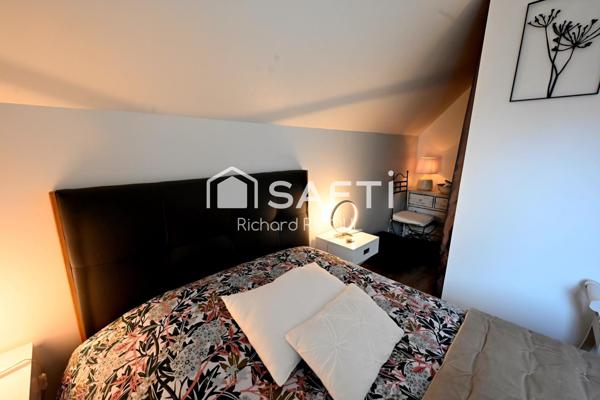 Duplex 56m² - Au calme - Plage 10' à pied - Box et Cave