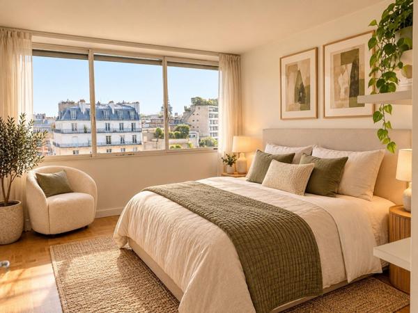 Appartement 3P - Auteuil - Paris 16 - Vue dégagée