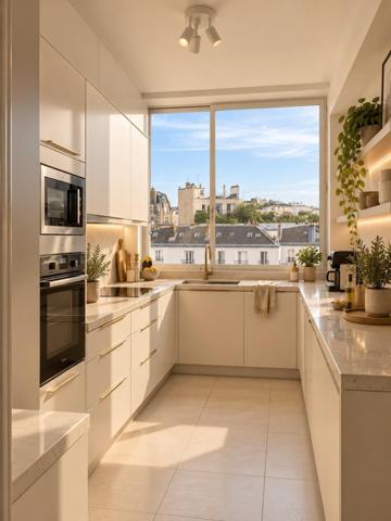 Appartement 3P - Auteuil - Paris 16 - Vue dégagée