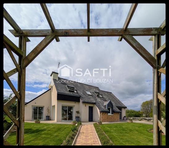 Maison de plain pied -102M²--4 chambres -Garage-Jardin-Potager-