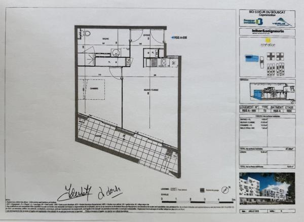 Appartement T2 de 47 m2 au Bouscat